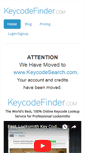 Mobile Screenshot of keycodefinder.com